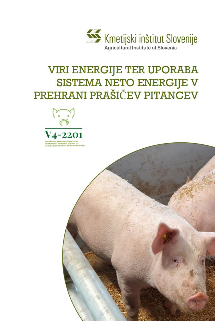Viri energije ter uporaba sistema neto energije v prehrani prašičev pitancev
