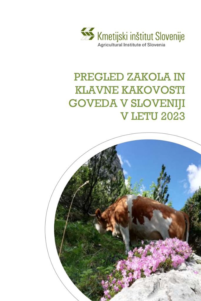 Pregled zakola in klavne kakovosti goveda v Sloveniji v letu 2023