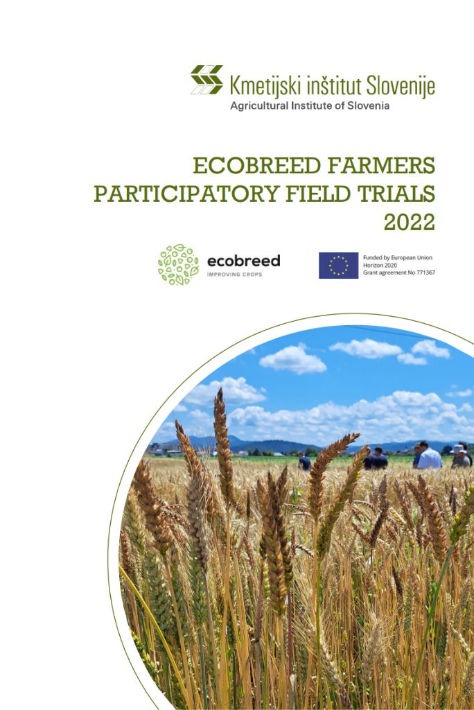 Projekt ECOBREED: sodelovanje kmetov pri poskusih v Sloveniji v letu 2021