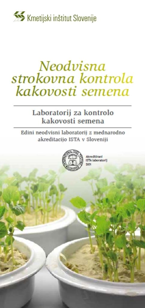 Neodvisna strokovna kontrola kakovosti semena