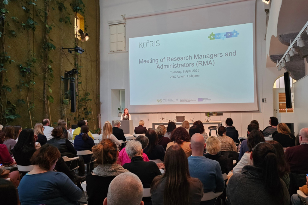 Atrij ZRC, RMA meeting, 8 April 2025
