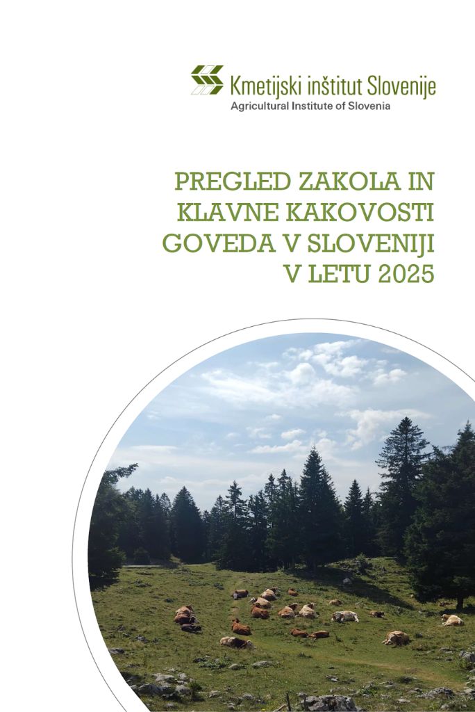 Pregled zakola in klavne kakovosti goveda v Sloveniji v letu 2025