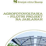 Agrofotovoltaika – pilotni projekt na jablanah